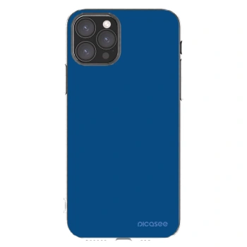 Picasee silikonowe przeźroczyste etui na Apple iPhone 11 Pro - Navy Blue