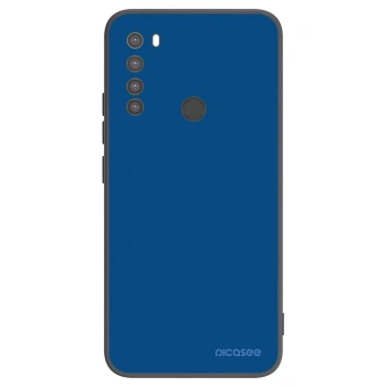 Picasee silikonowe czarne etui na Xiaomi Redmi Note 8 - Navy Blue