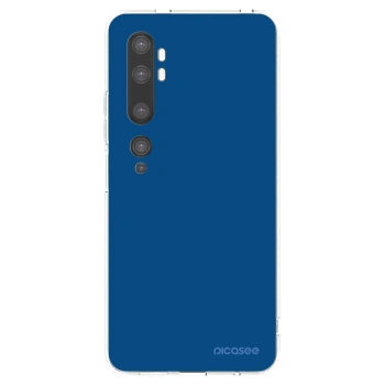 Picasee silikonowe przeźroczyste etui na Xiaomi Mi Note 10 (Pro) - Navy Blue