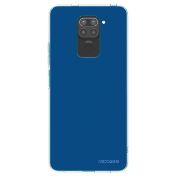 Picasee silikonowe czarne etui na Xiaomi Redmi Note 9 - Navy Blue