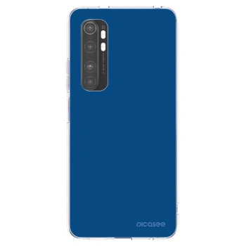 Picasee silikonowe przeźroczyste etui na Xiaomi Mi Note 10 Lite - Navy Blue
