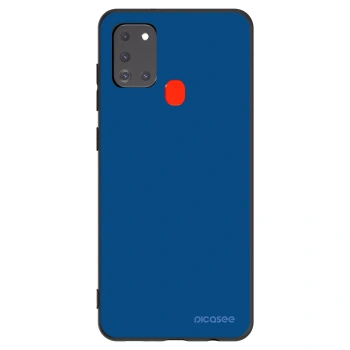 Picasee silikonowe czarne etui na Samsung Galaxy A21s - Navy Blue