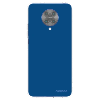 Picasee silikonowe przeźroczyste etui na Xiaomi Poco F2 Pro - Navy Blue