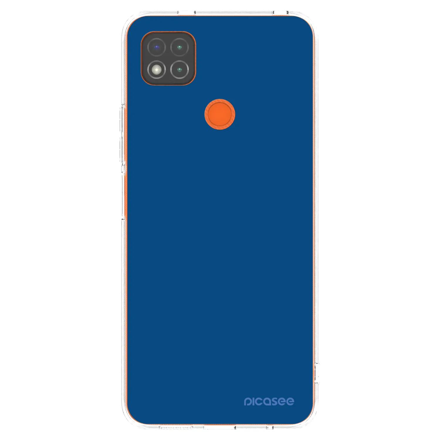 Picasee silikonowe przeźroczyste etui na Xiaomi Redmi 9C - Navy Blue