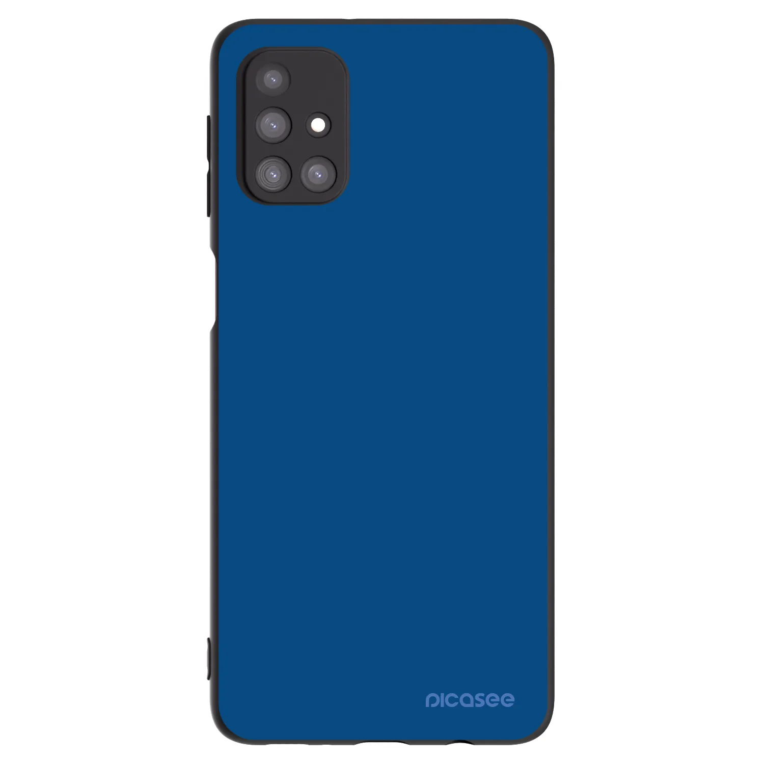 Picasee silikonowe czarne etui na Samsung Galaxy M31s - Navy Blue