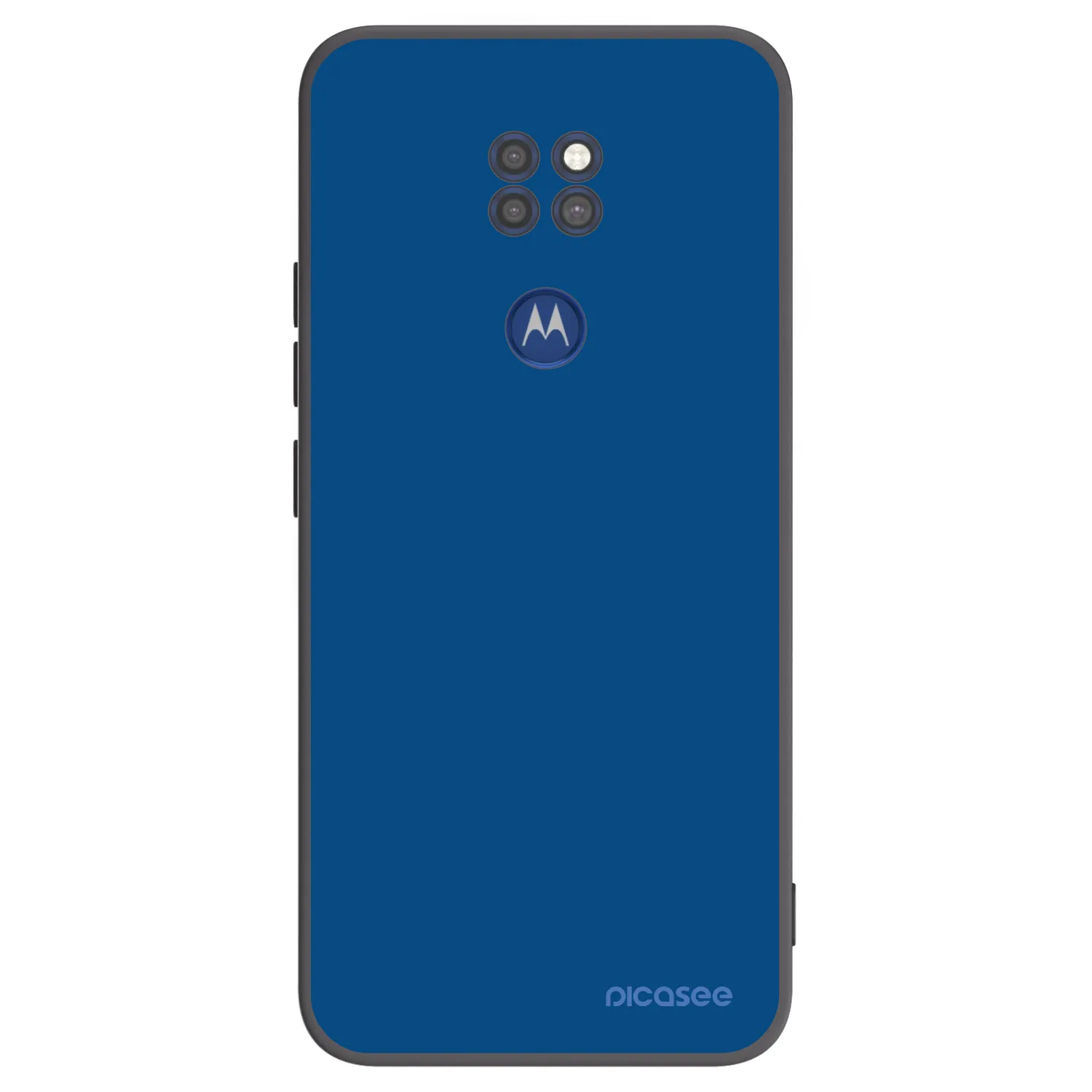 Picasee silikonowe czarne etui na Motorola Moto G9 Play - Navy Blue