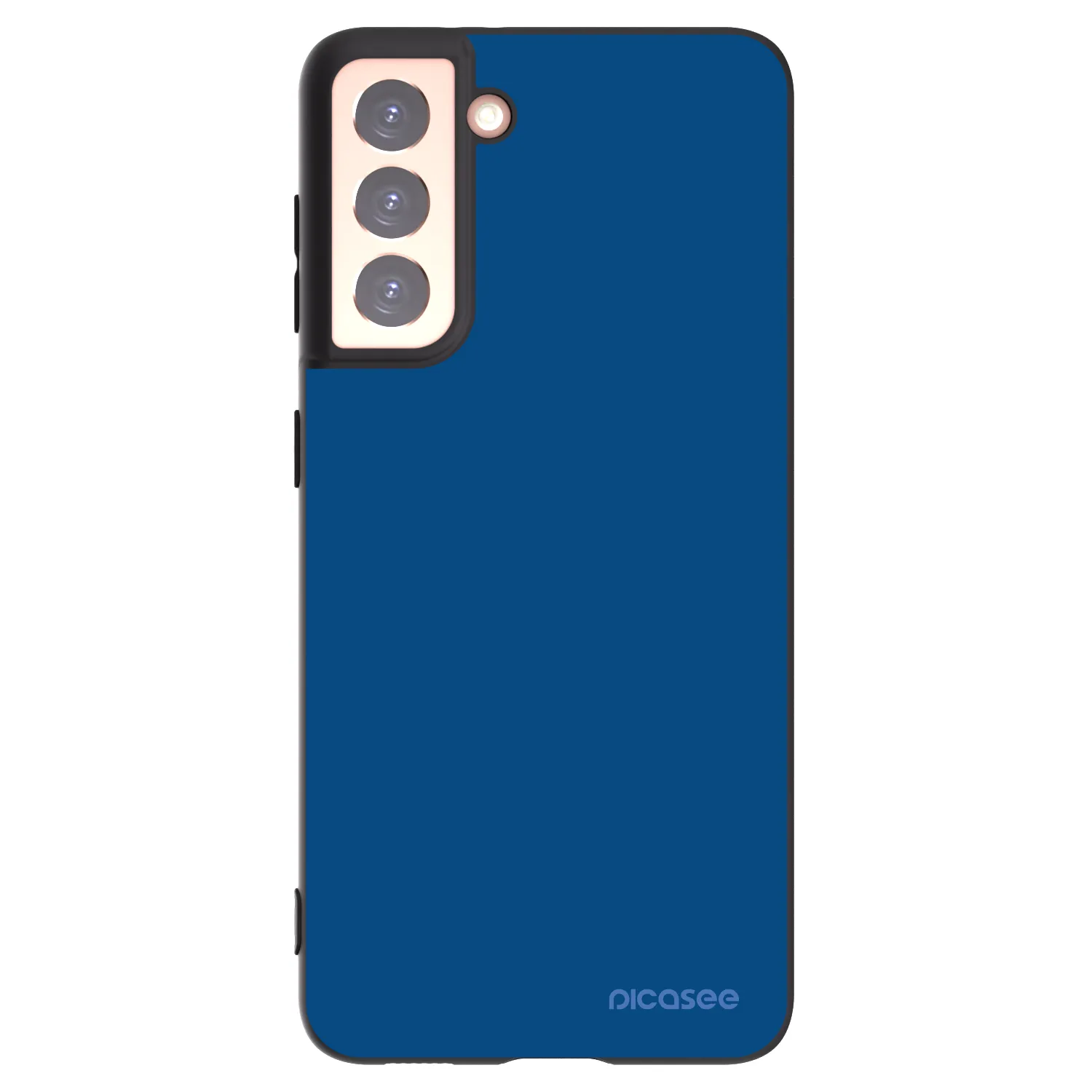 Picasee silikonowe czarne etui na Samsung Galaxy S21 5G G991B - Navy Blue