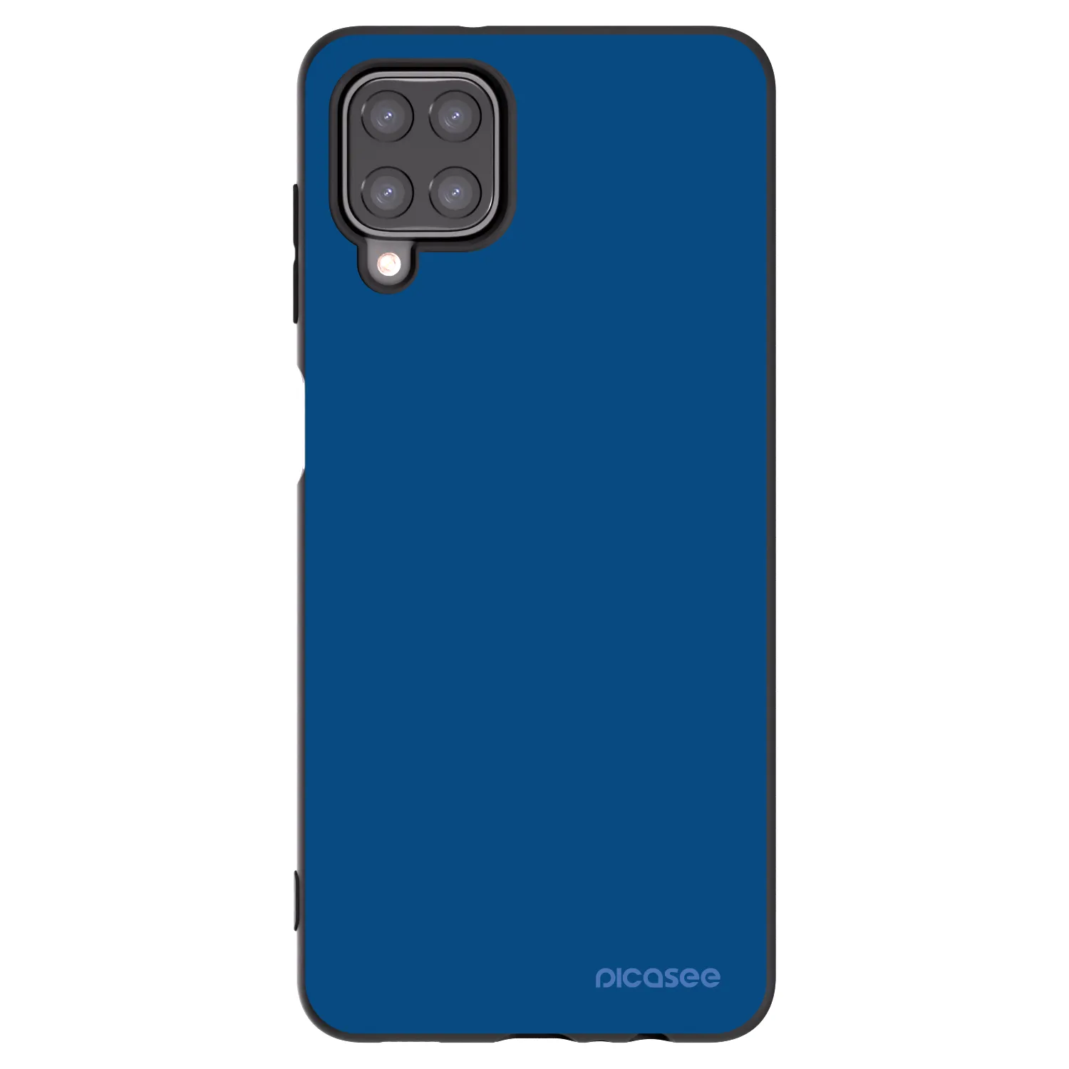 Picasee silikonowe czarne etui na Samsung Galaxy A12 A125F - Navy Blue