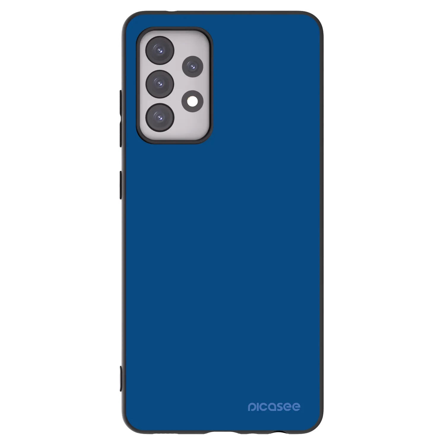 Picasee silikonowe czarne etui na Samsung Galaxy A52 5G A525F - Navy Blue