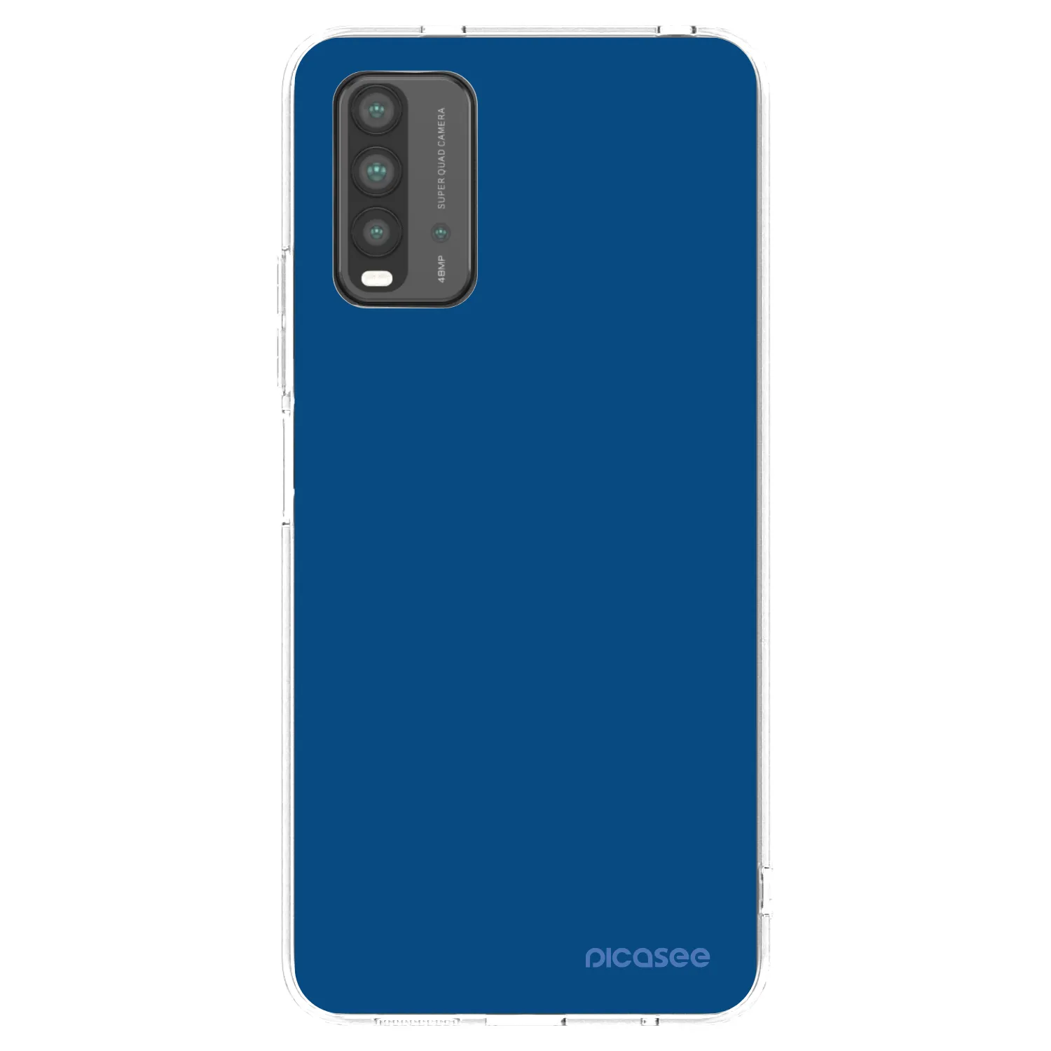 Picasee silikonowe czarne etui na Xiaomi Redmi 9T - Navy Blue
