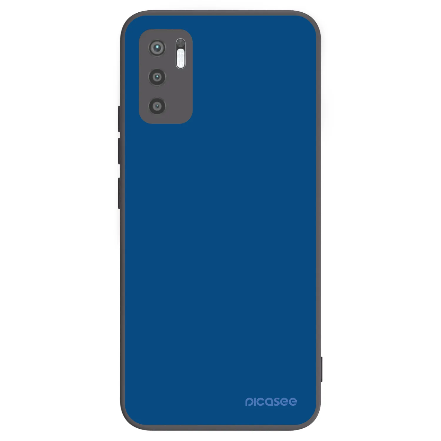 Picasee silikonowe czarne etui na Xiaomi Redmi Note 10 5G - Navy Blue