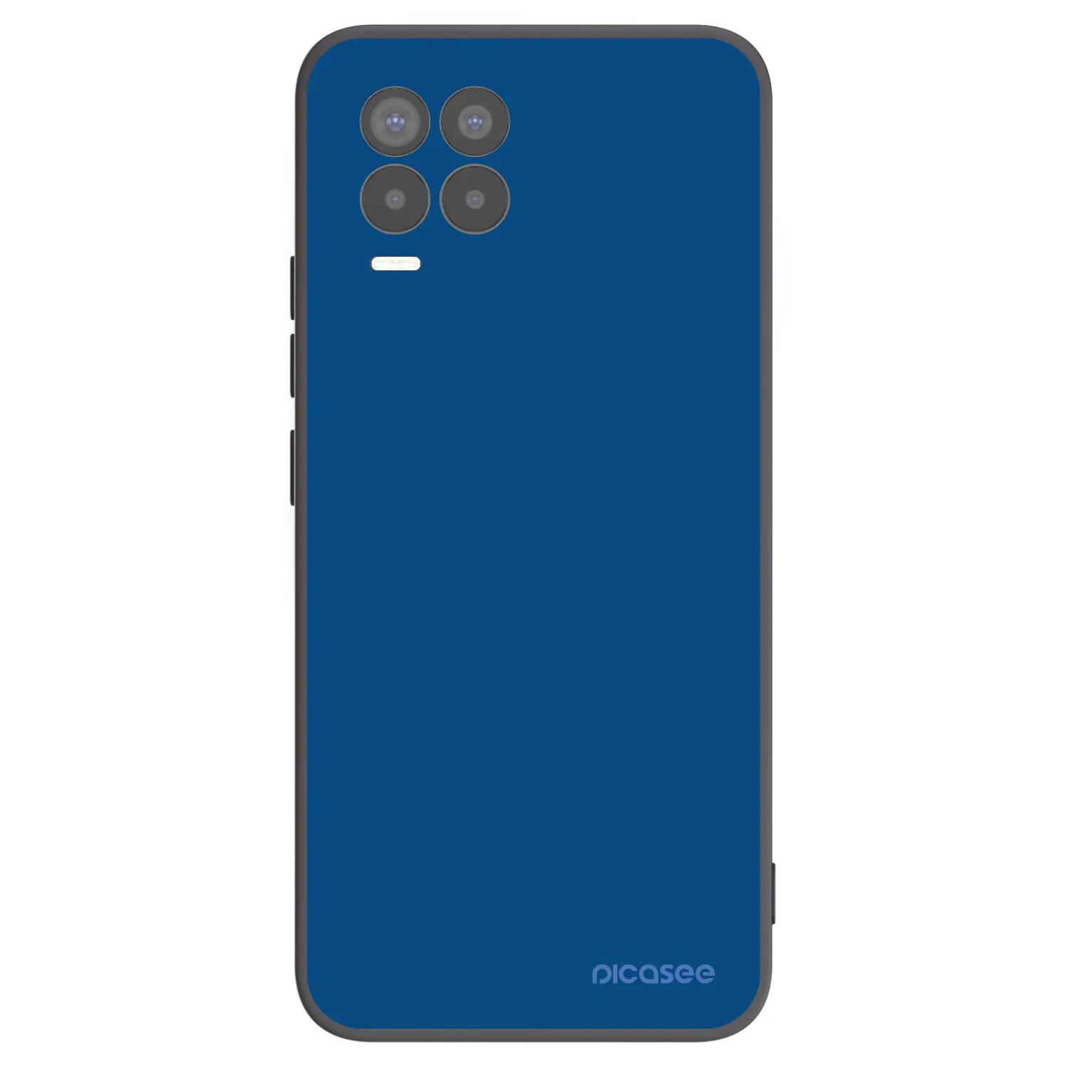Picasee silikonowe czarne etui na Realme 8 Pro - Navy Blue