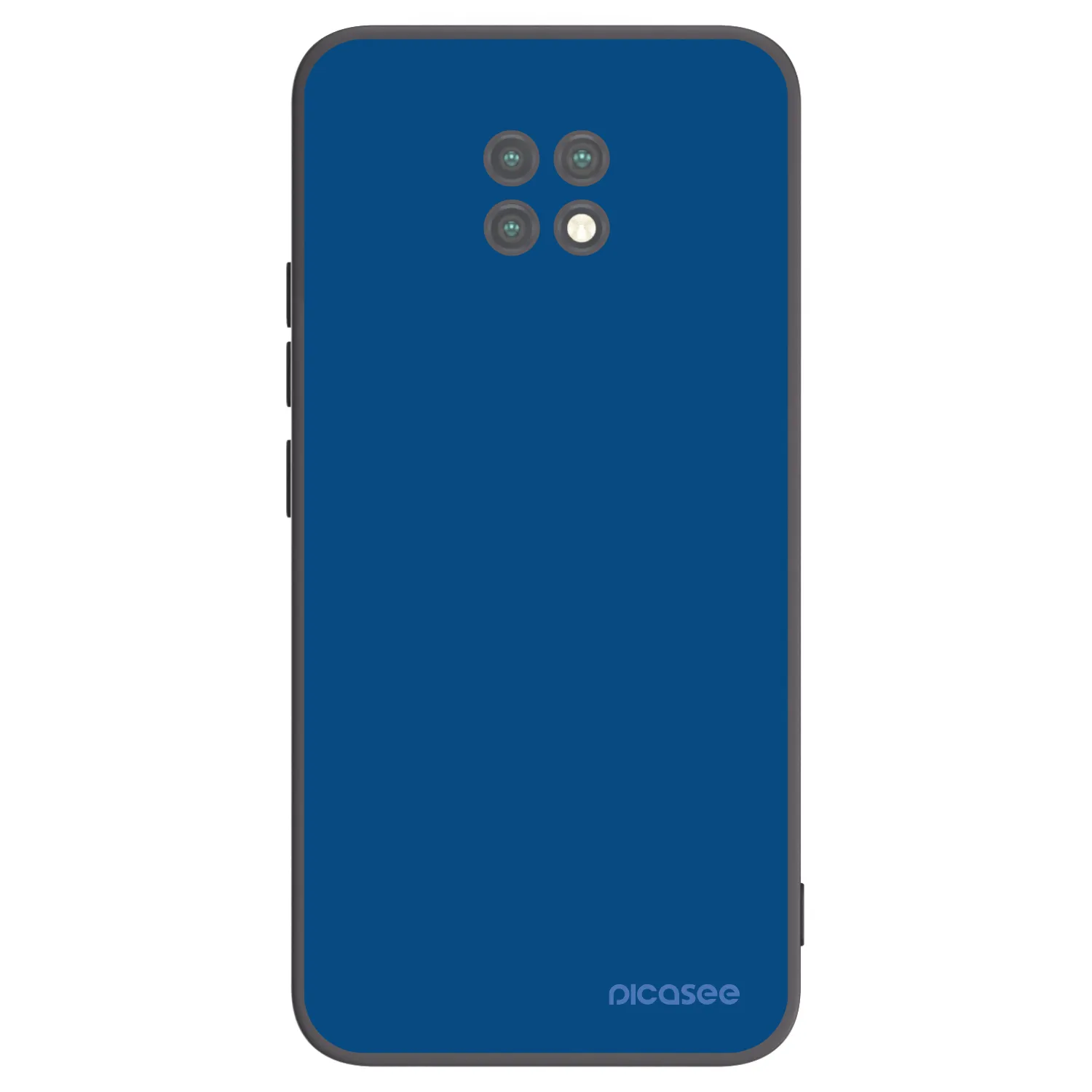 Picasee silikonowe czarne etui na Xiaomi Redmi Note 9T - Navy Blue