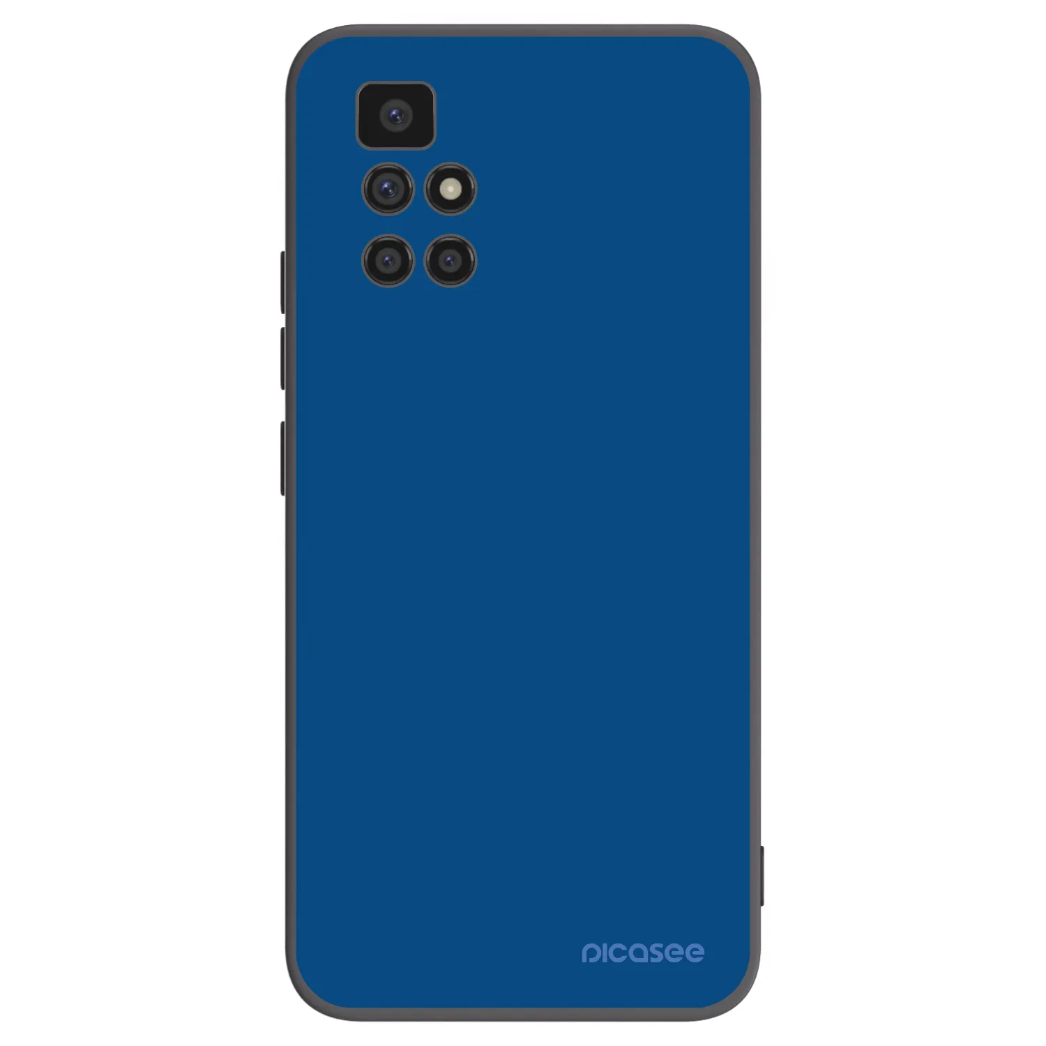 Picasee silikonowe czarne etui na Xiaomi Redmi 10 - Navy Blue