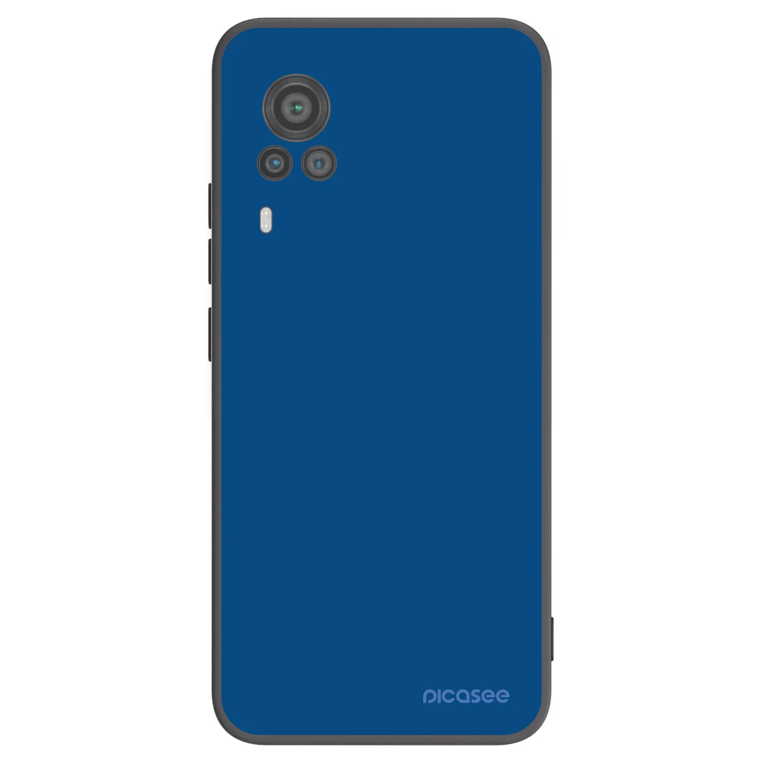 Picasee silikonowe czarne etui na Vivo X60 Pro 5G - Navy Blue
