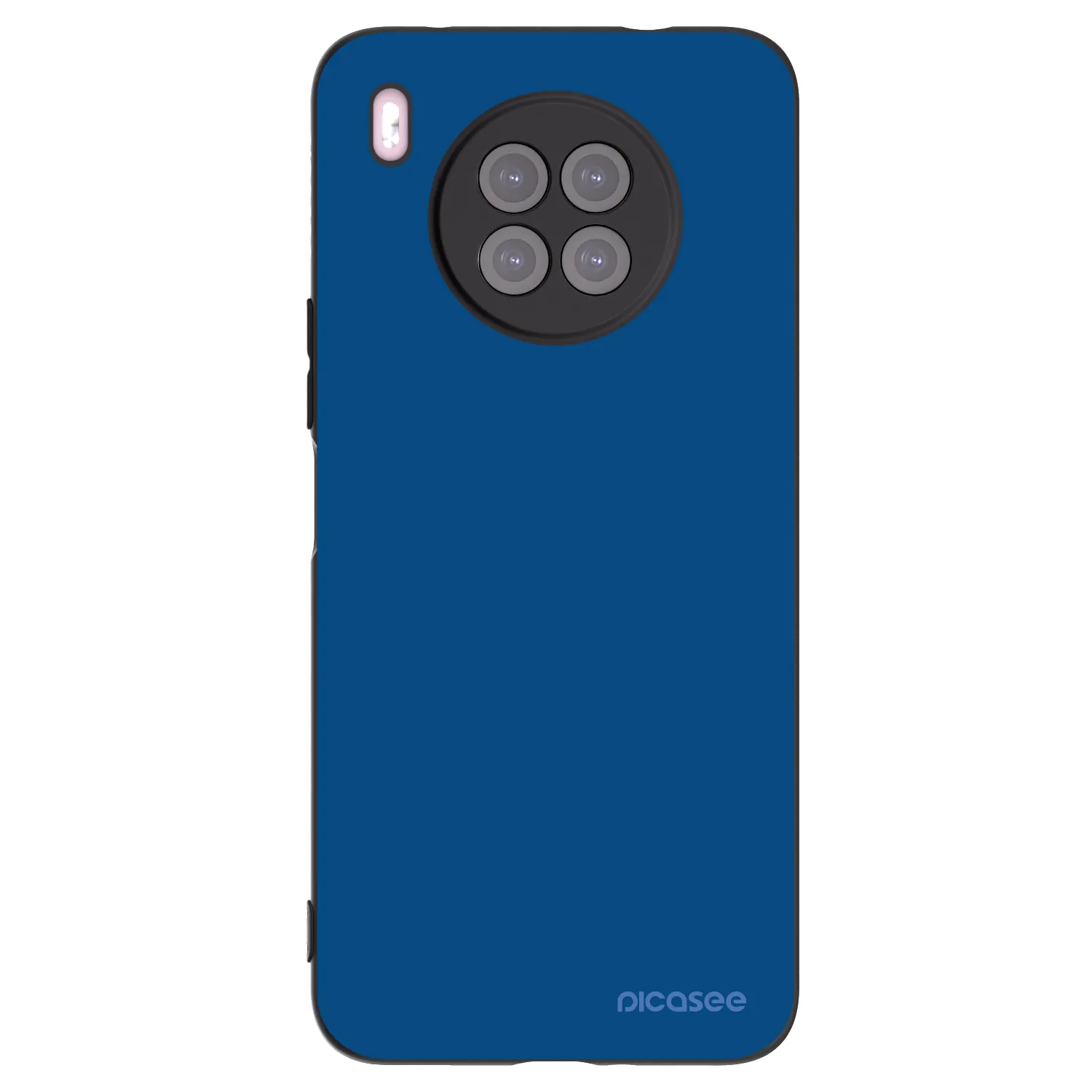 Picasee silikonowe czarne etui na Huawei Nova 8i - Navy Blue
