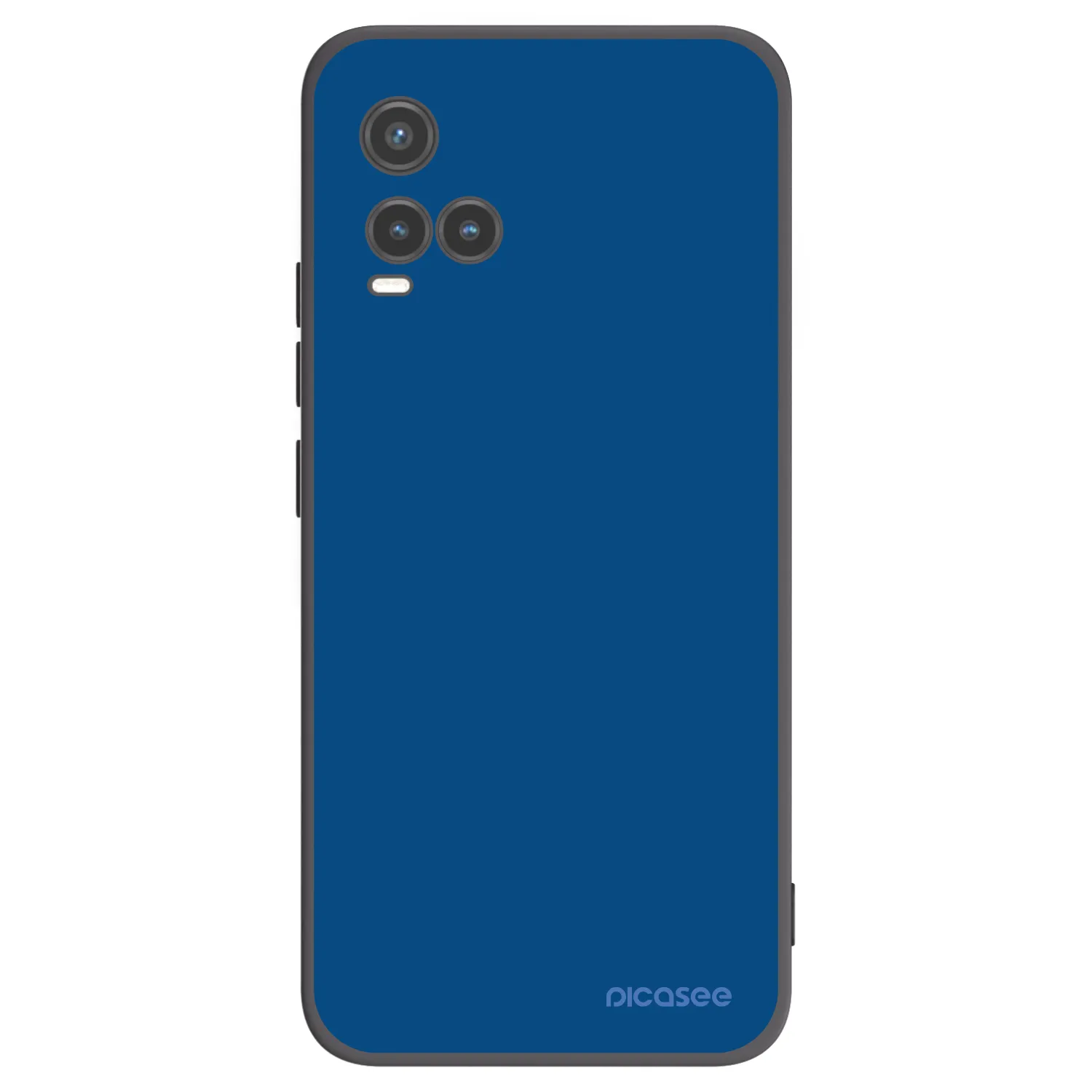 Picasee silikonowe czarne etui na Vivo Y33s - Navy Blue
