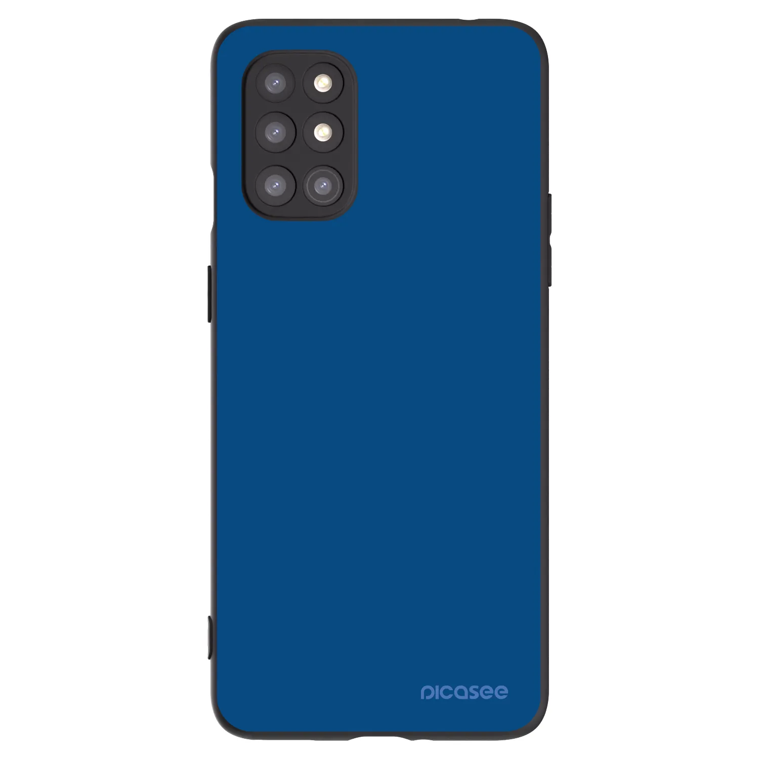 Picasee silikonowe czarne etui na OnePlus 8T - Navy Blue