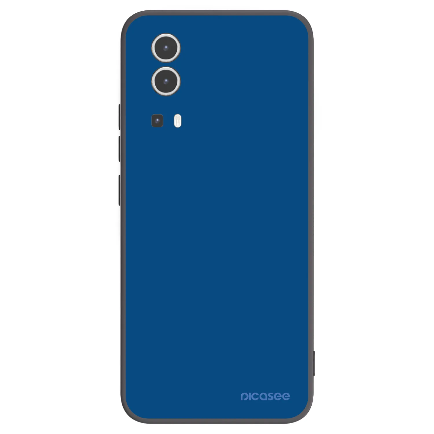 Picasee silikonowe czarne etui na Vivo Y72 5G - Navy Blue