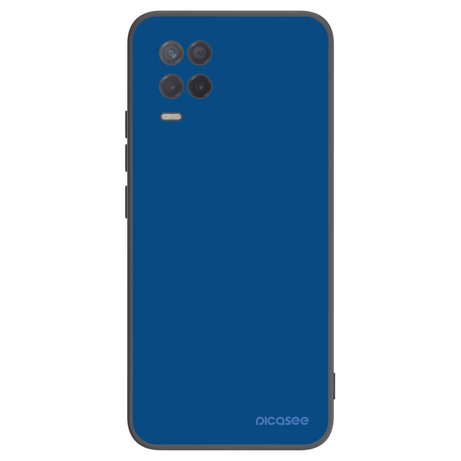 Picasee silikonowe czarne etui na Realme 8 5G - Navy Blue