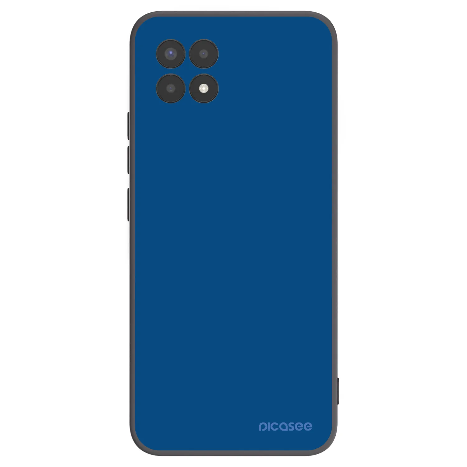 Picasee silikonowe czarne etui na Realme 8i - Navy Blue