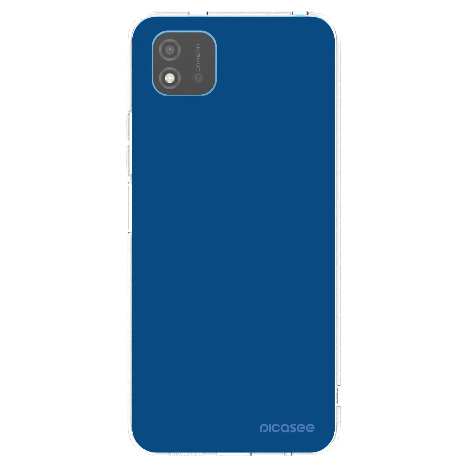 Picasee silikonowe przeźroczyste etui na Realme C11 (2021) - Navy Blue