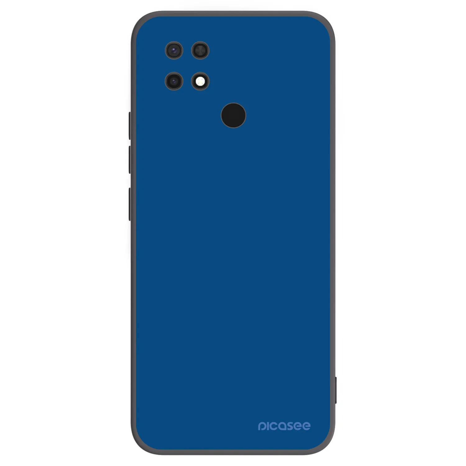 Picasee silikonowe czarne etui na Xiaomi Redmi 10C - Navy Blue