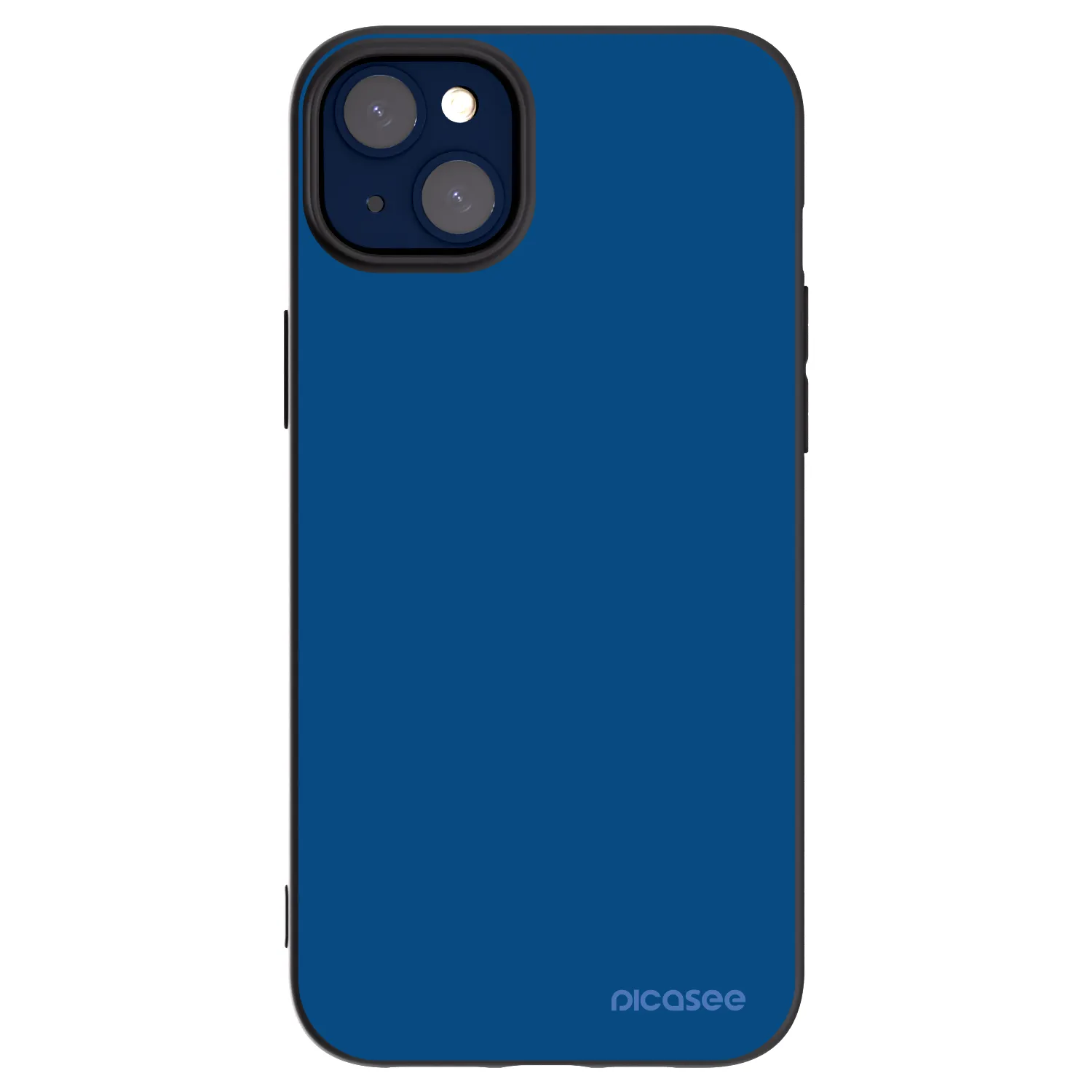 Picasee silikonowe czarne etui na Apple iPhone 14 Plus - Navy Blue
