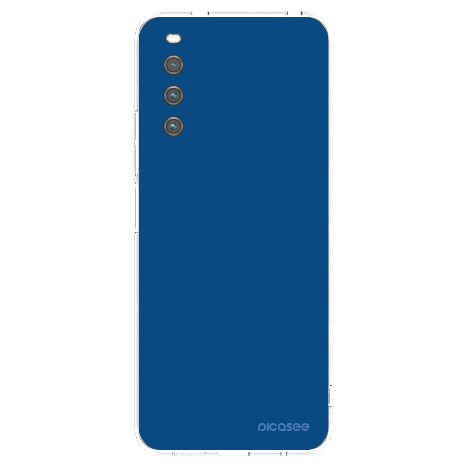 Picasee silikonowe przeźroczyste etui na Sony Xperia 10 IV 5G - Navy Blue