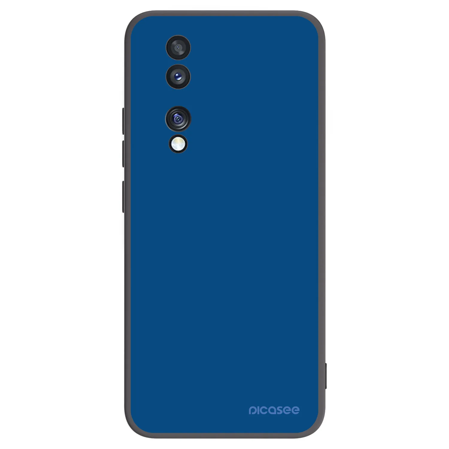 Picasee silikonowe czarne etui na Honor 70 - Navy Blue