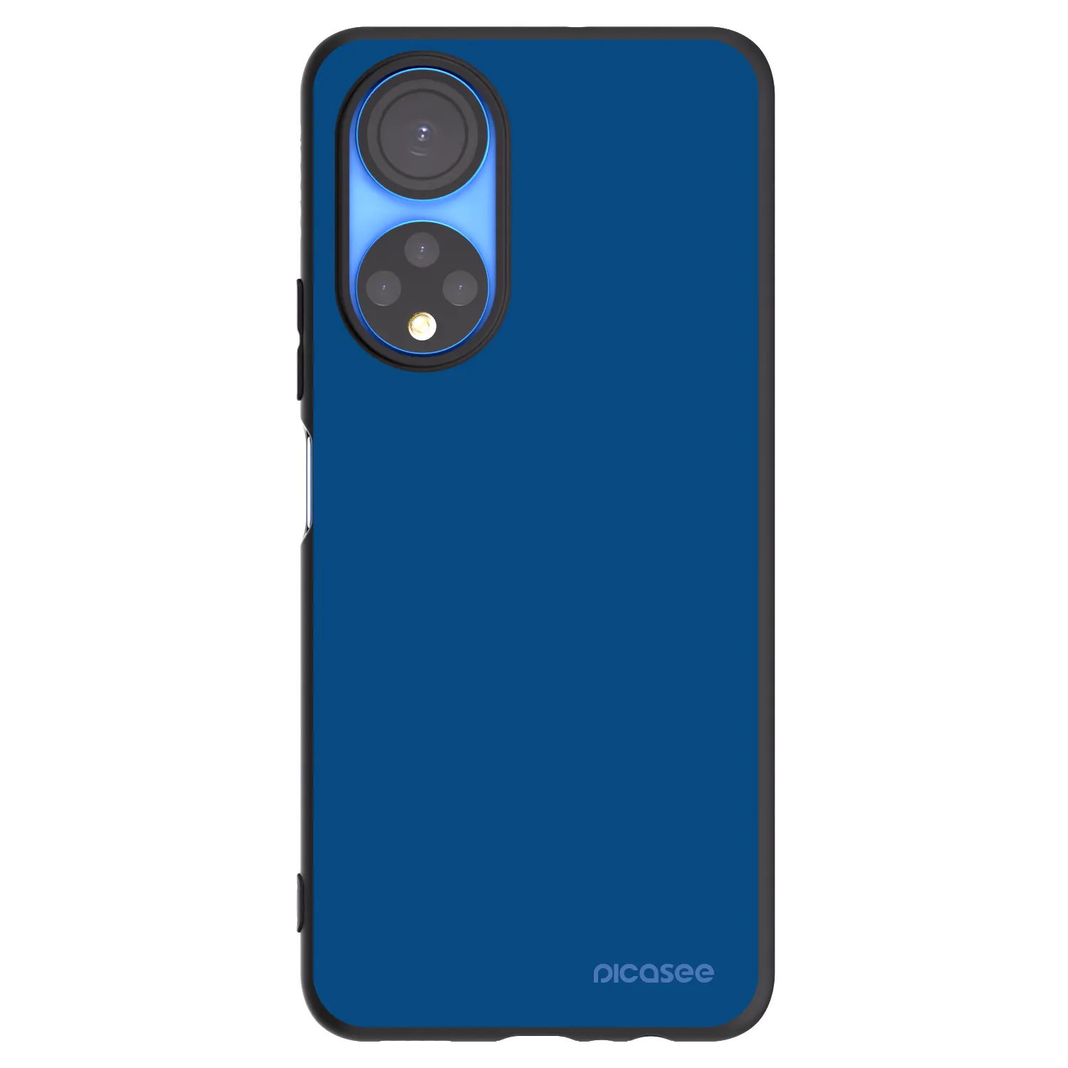 Picasee silikonowe czarne etui na Honor X7 - Navy Blue