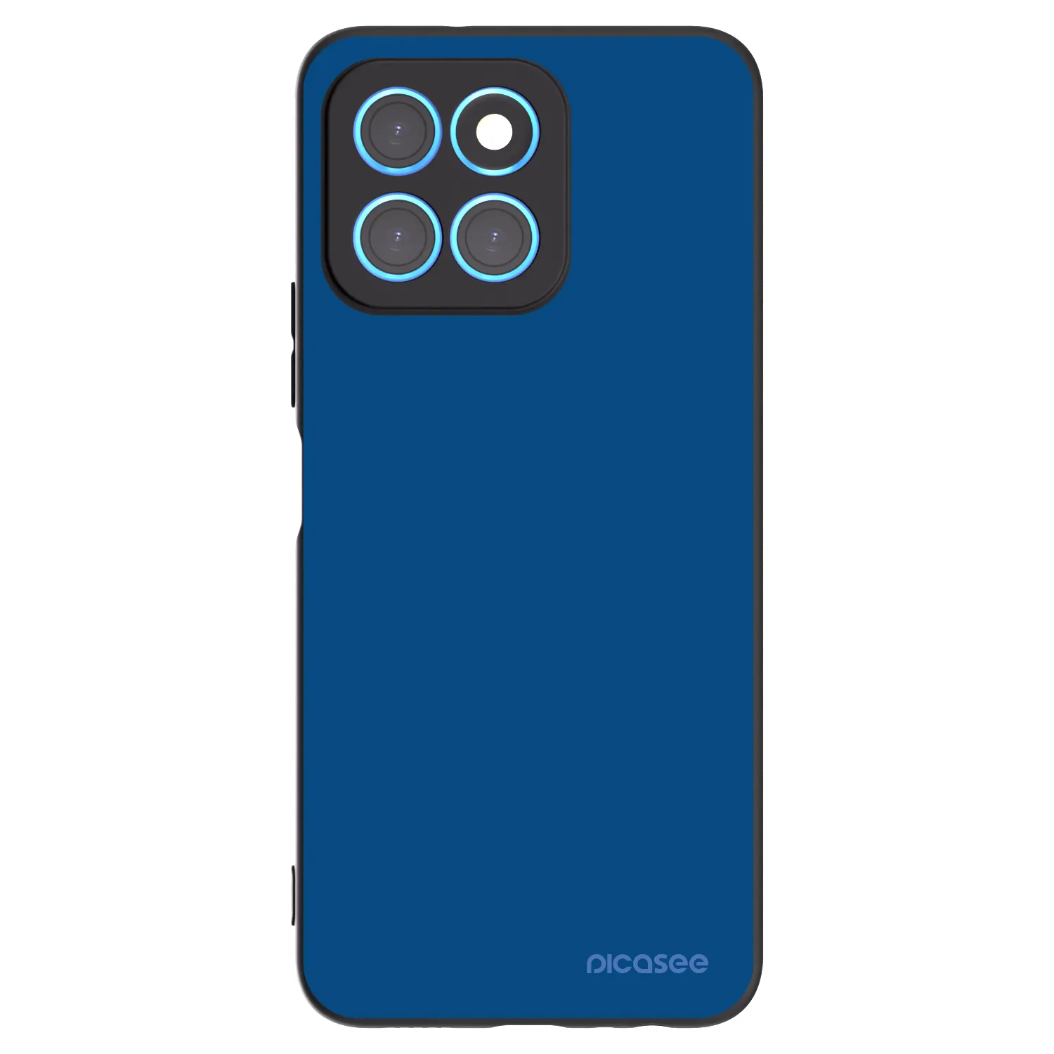Picasee silikonowe czarne etui na Honor X8 5G - Navy Blue