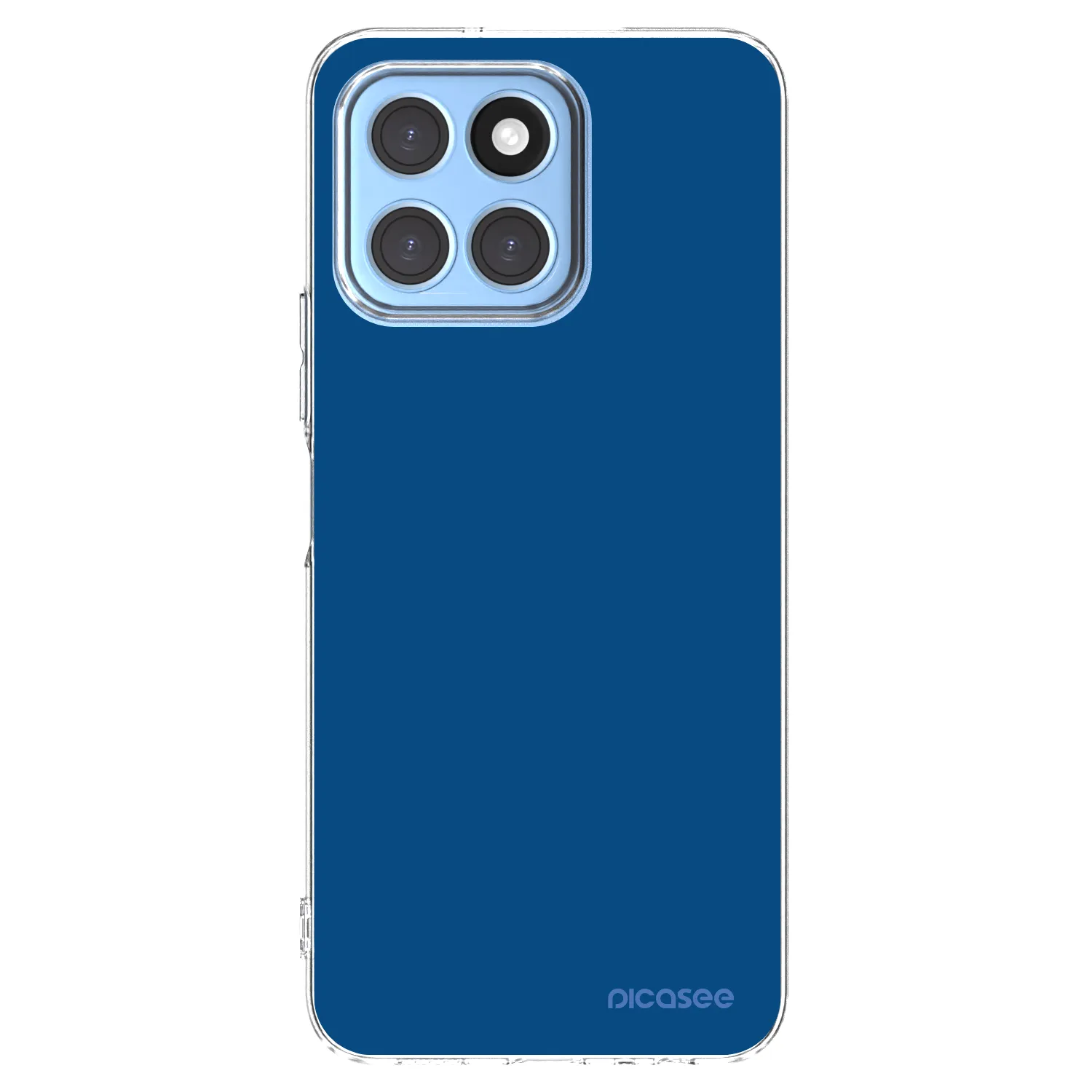 Picasee silikonowe przeźroczyste etui na Honor X6 - Navy Blue