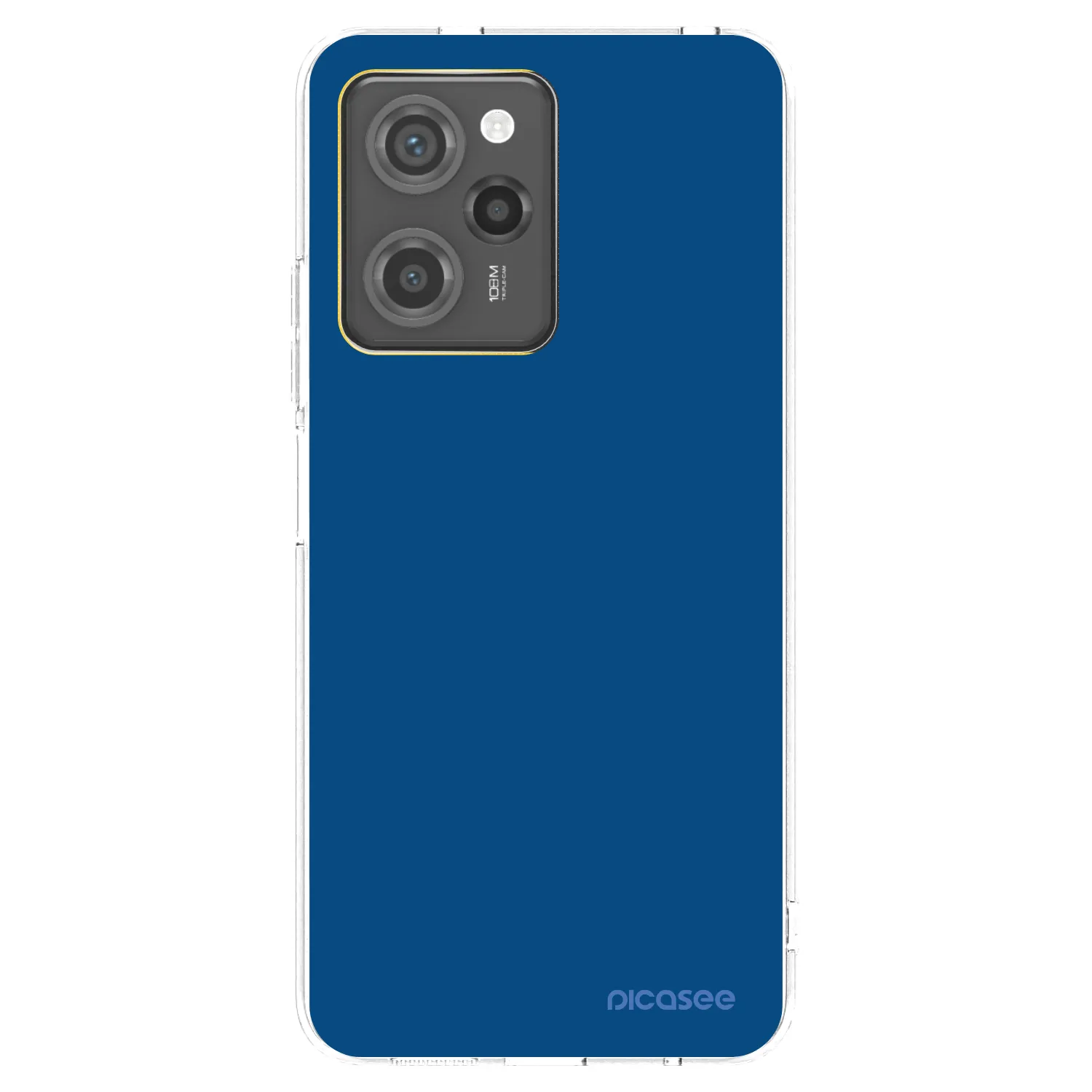 Picasee silikonowe czarne etui na Xiaomi Poco X5 Pro - Navy Blue