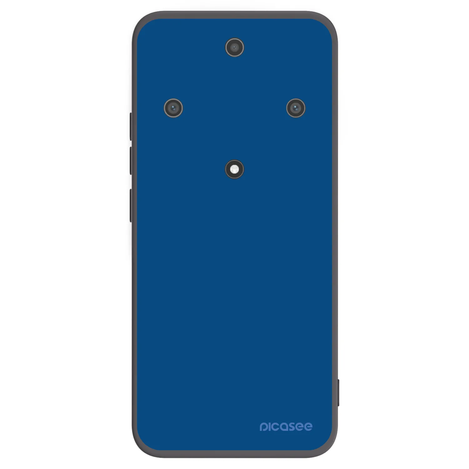 Picasee silikonowe czarne etui na Honor Magic5 Lite 5G - Navy Blue