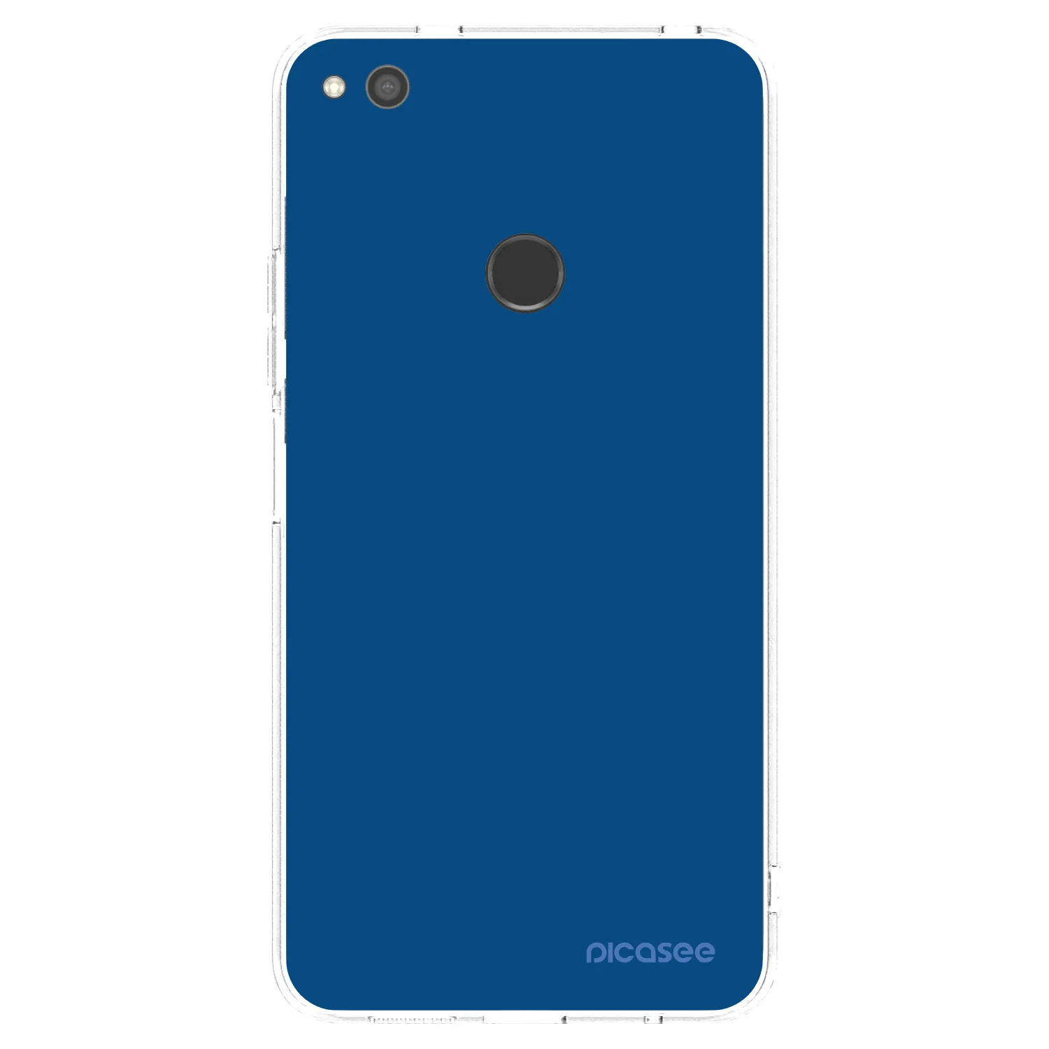 Picasee silikonowe przeźroczyste etui na Huawei P9 Lite 2017 - Navy Blue