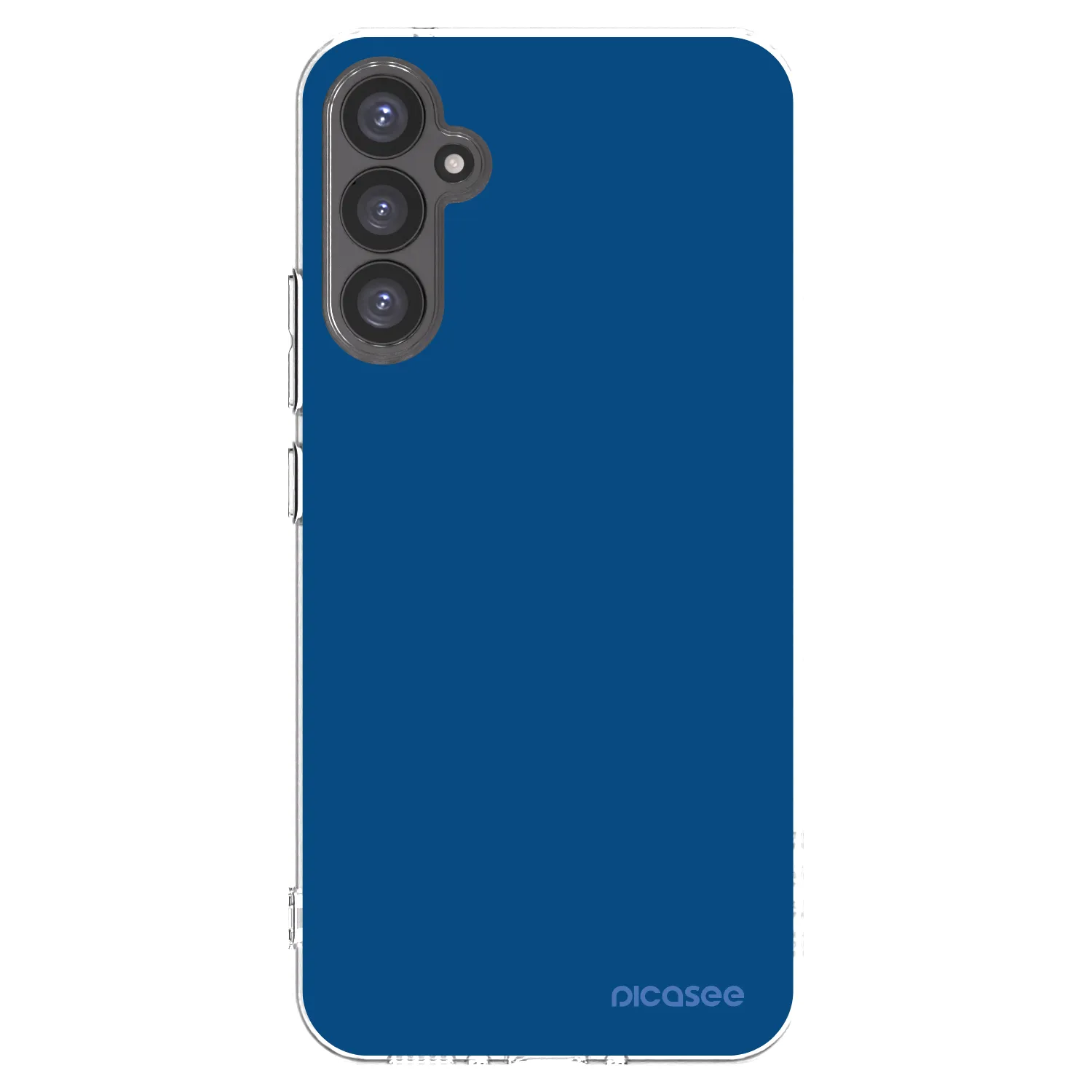 Picasee silikonowe przeźroczyste etui na Samsung Galaxy A34 5G A346B - Navy Blue