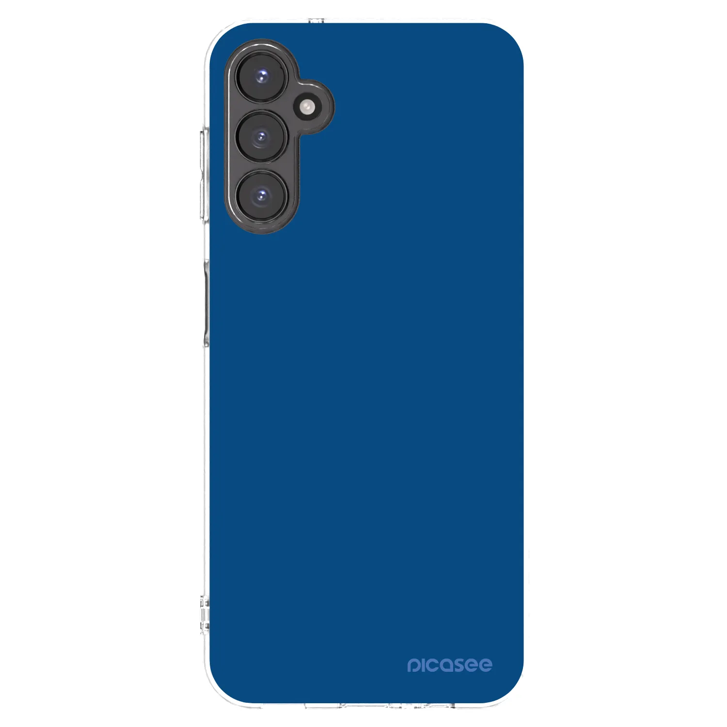 Picasee silikonowe przeźroczyste etui na Samsung Galaxy A14 4G A145R - Navy Blue