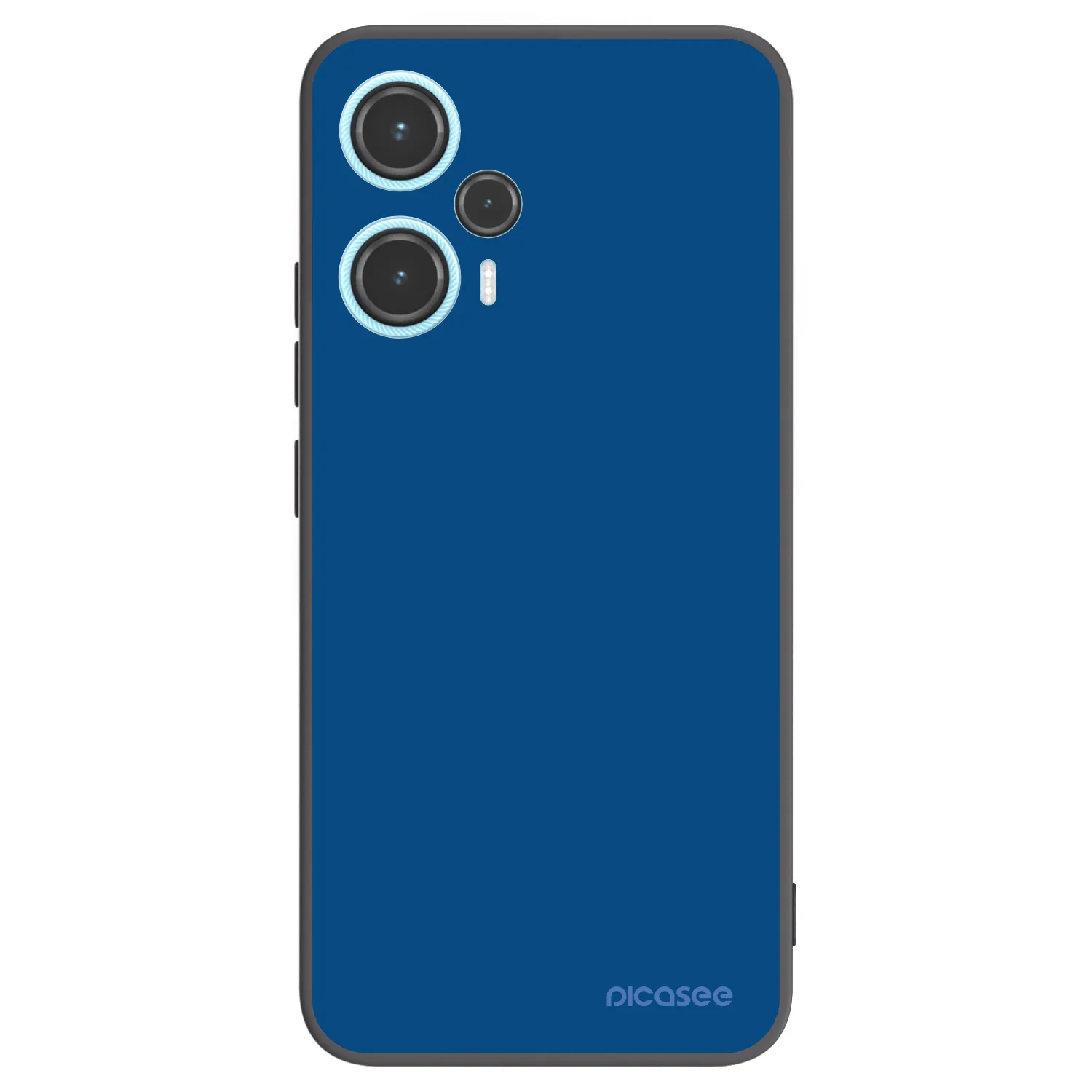 Picasee silikonowe czarne etui na Xiaomi Poco F5 - Navy Blue