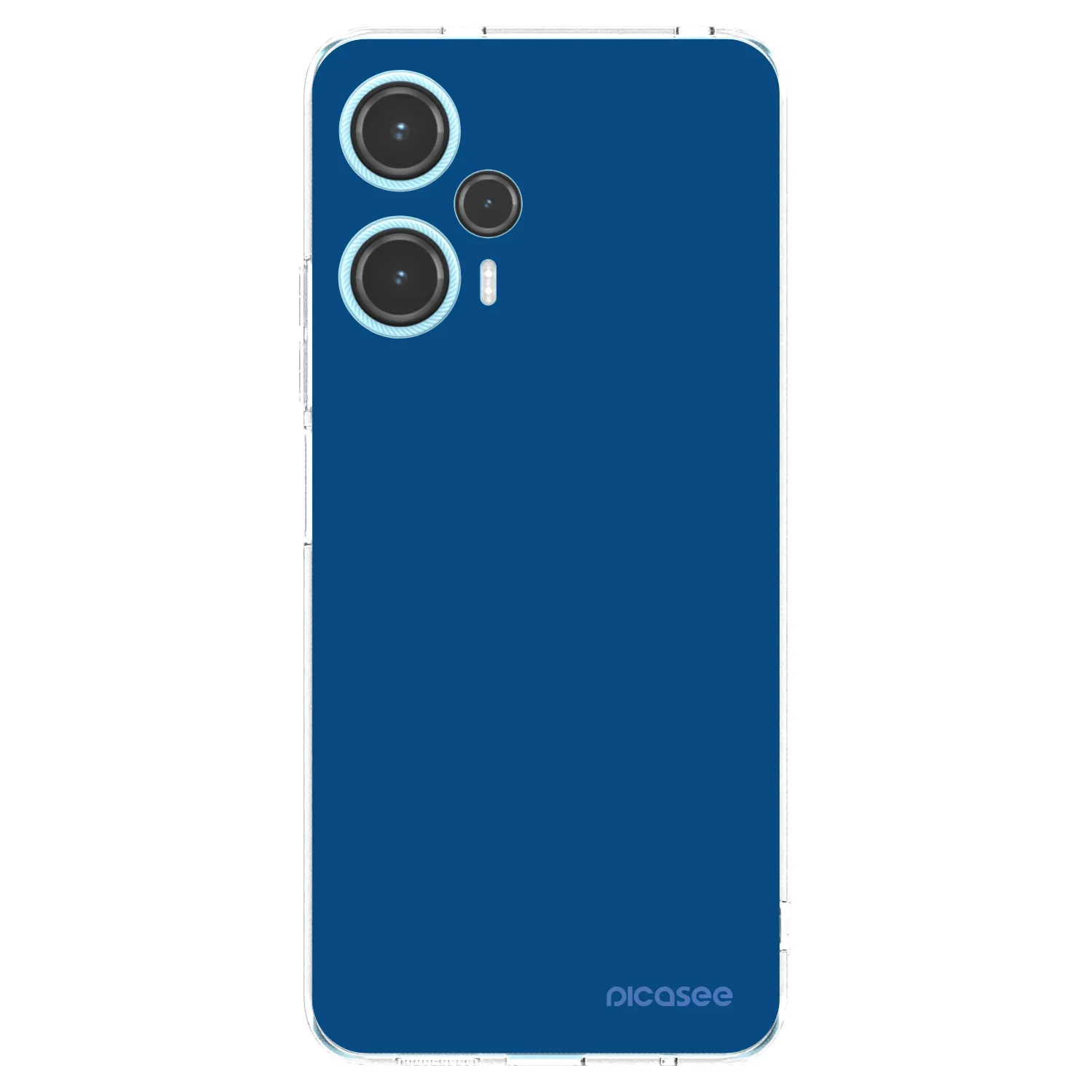 Picasee silikonowe przeźroczyste etui na Xiaomi Poco F5 - Navy Blue