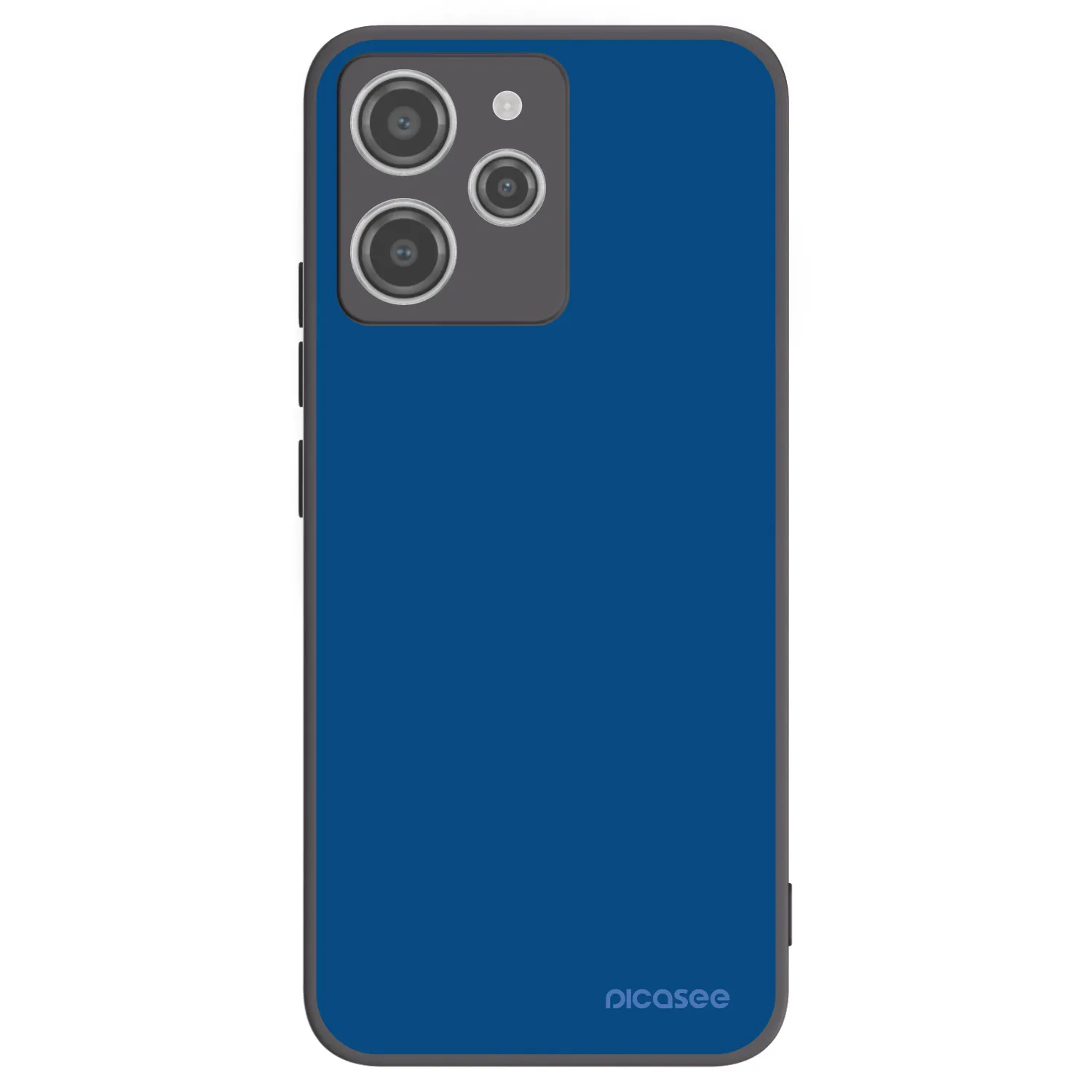 Picasee silikonowe czarne etui na Xiaomi Redmi 12 4G - Navy Blue