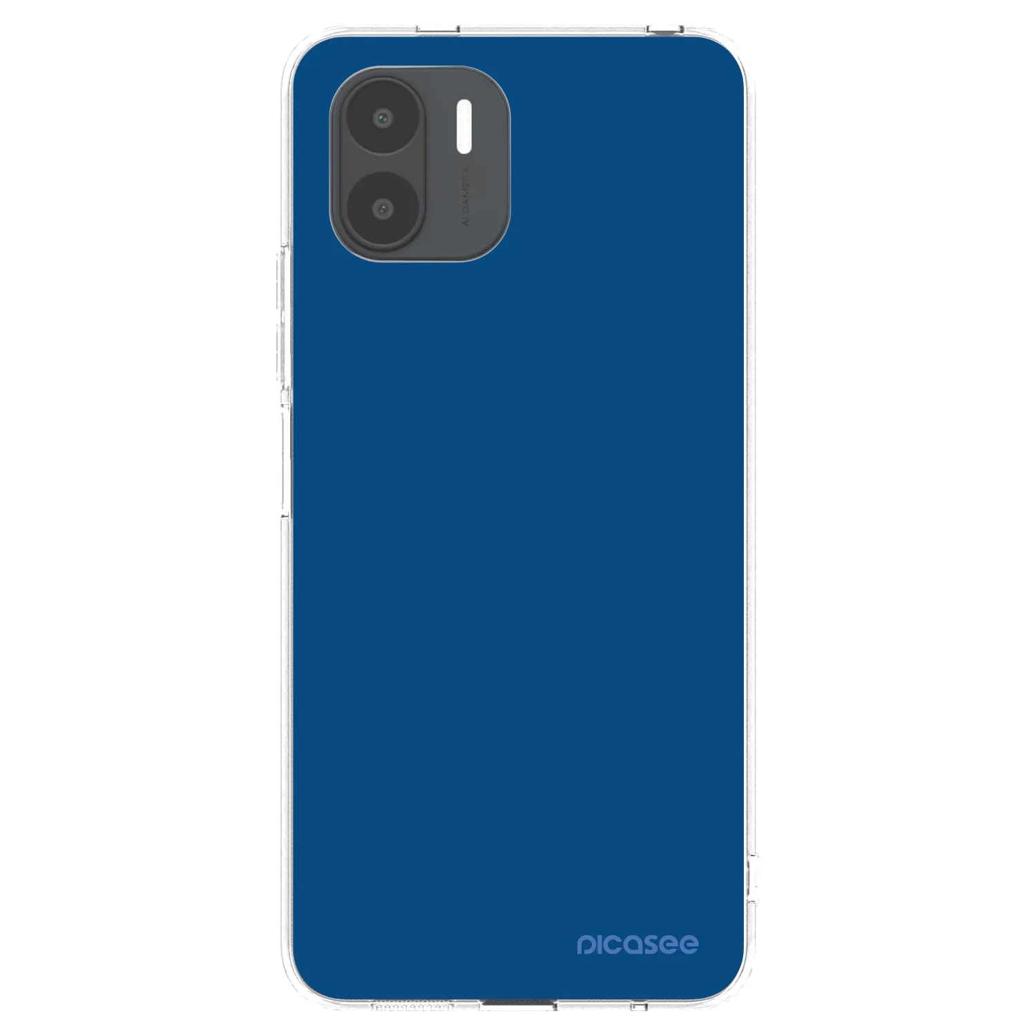 Picasee silikonowe przeźroczyste etui na Xiaomi Redmi A2 - Navy Blue