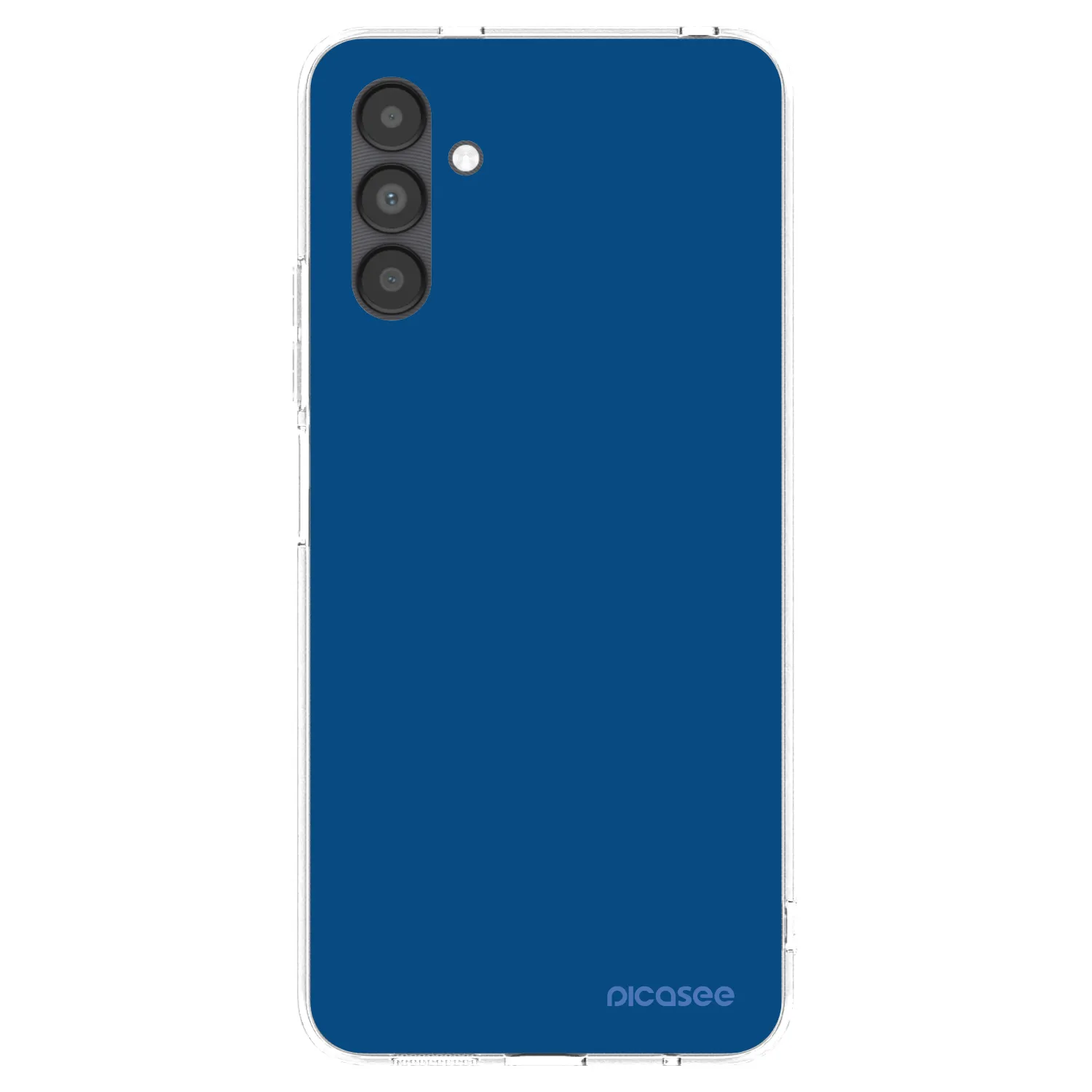 Picasee silikonowe przeźroczyste etui na Samsung Galaxy A04s A047F - Navy Blue