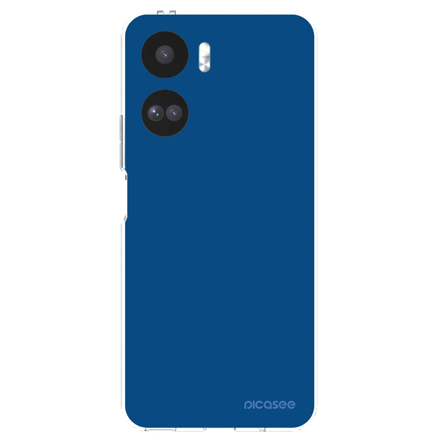 Picasee silikonowe przeźroczyste etui na Honor 90 Lite 5G - Navy Blue