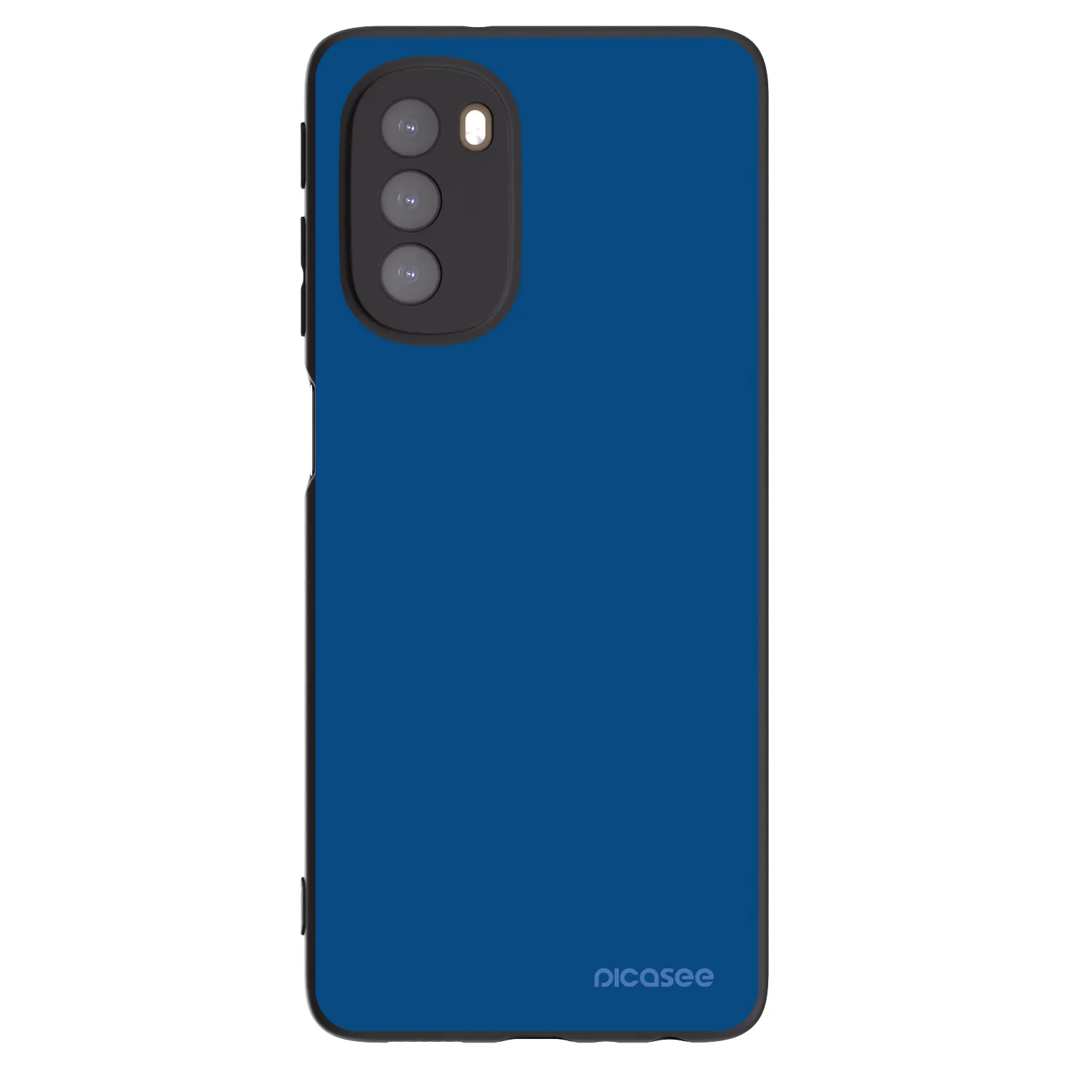 Picasee silikonowe czarne etui na Motorola Moto G51 - Navy Blue