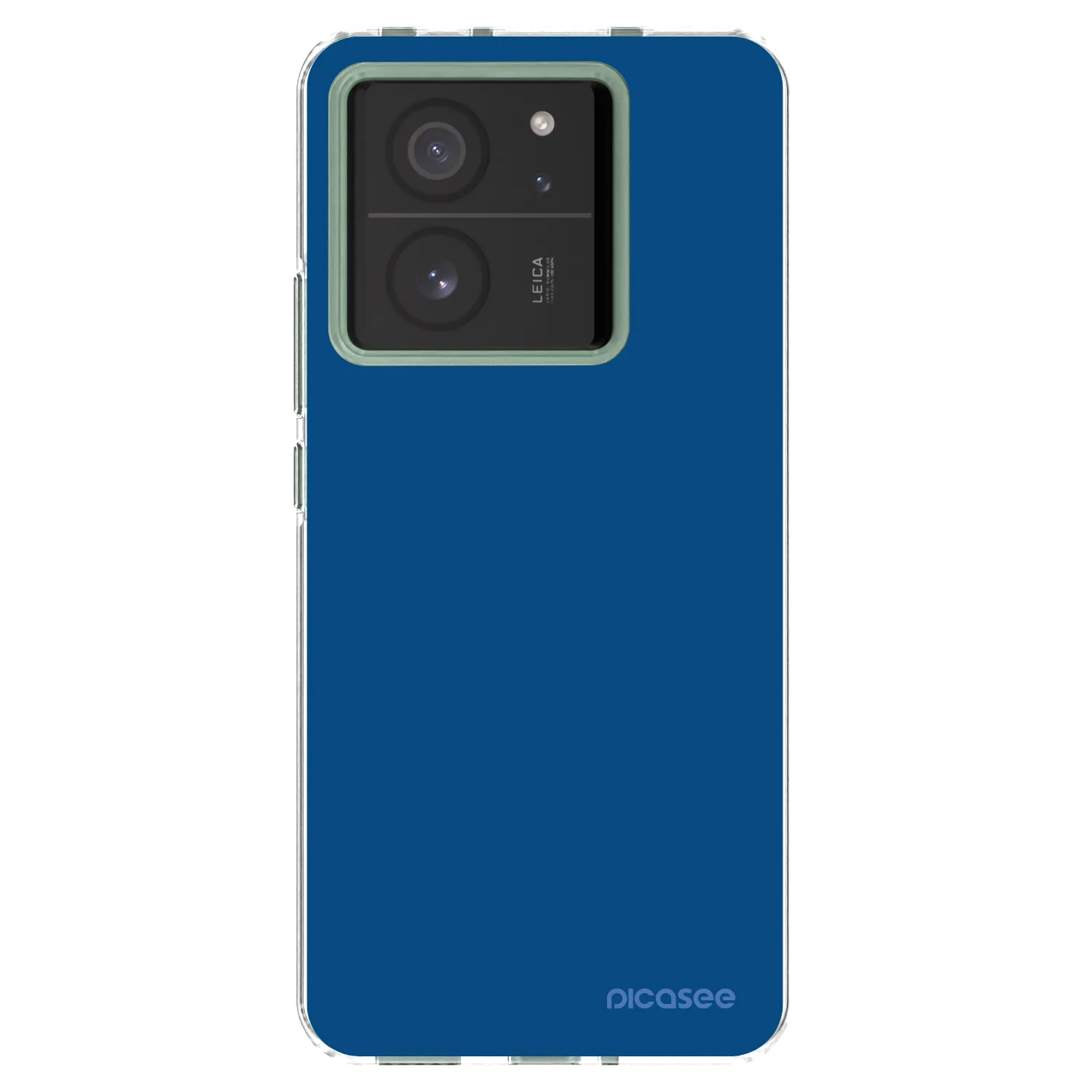 Picasee silikonowe przeźroczyste etui na Xiaomi 13T Pro - Navy Blue