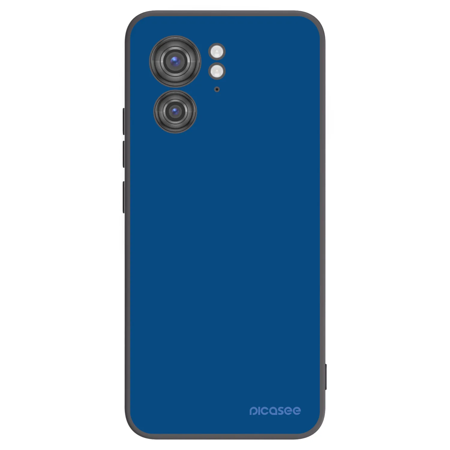 Picasee silikonowe czarne etui na Motorola Edge 40 - Navy Blue