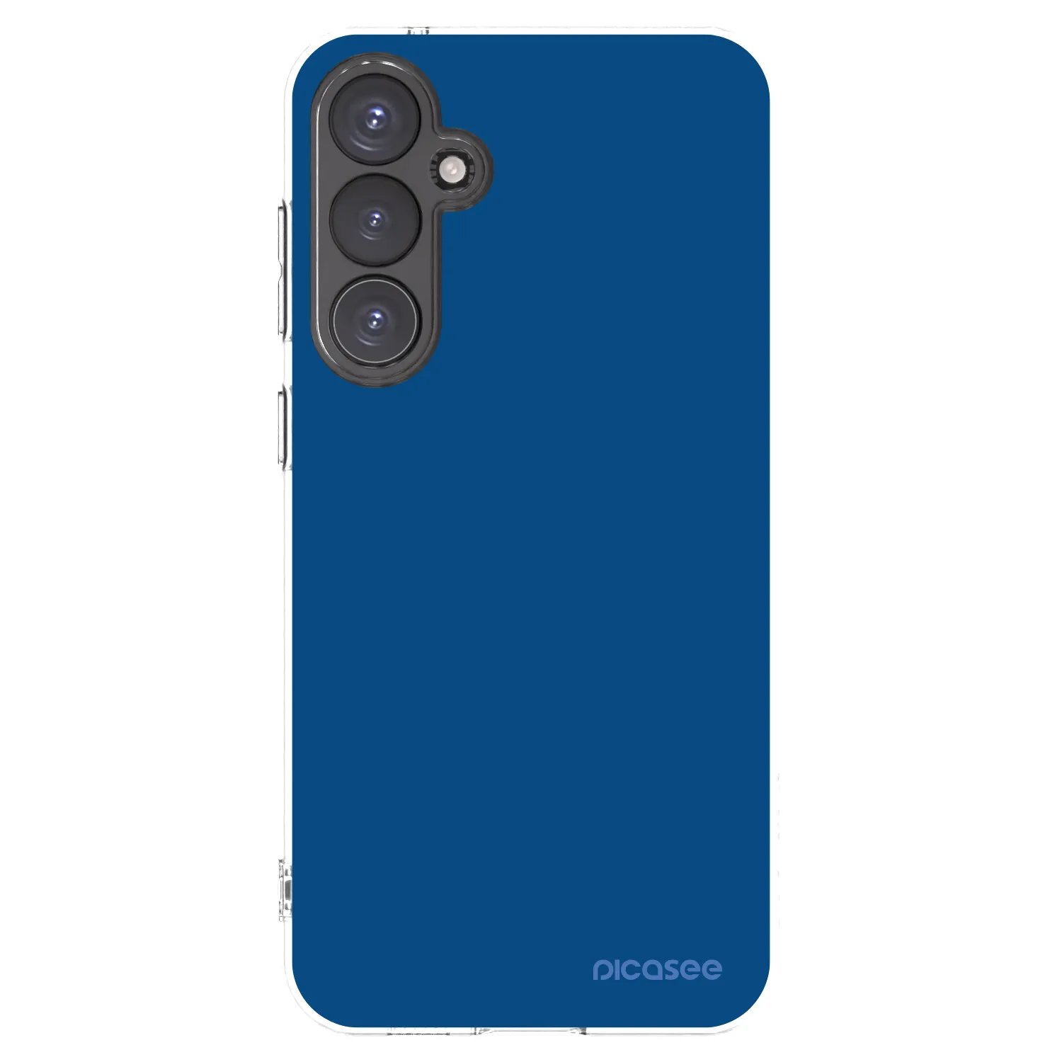 Picasee silikonowe przeźroczyste etui na Samsung Galaxy S23 FE S711B - Navy Blue