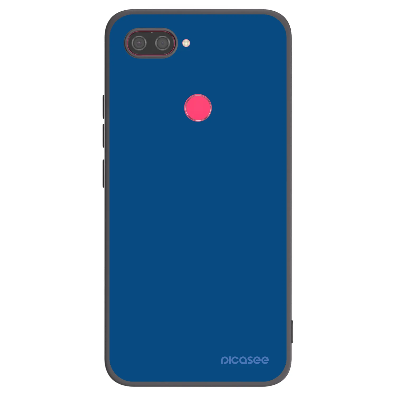 Picasee silikonowe czarne etui na Xiaomi Mi 8 Lite - Navy Blue