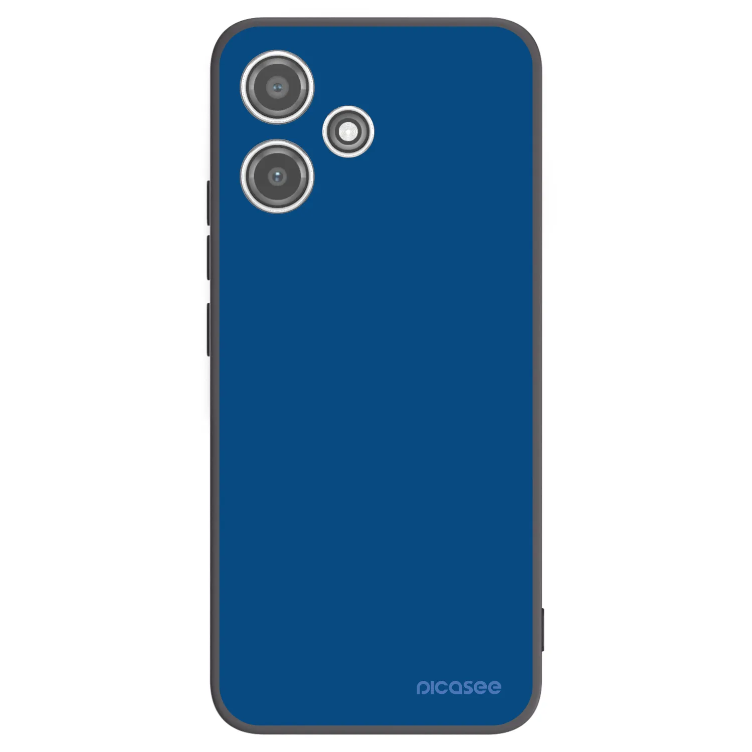 Picasee silikonowe czarne etui na Xiaomi Redmi 12 5G - Navy Blue
